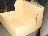 Коробка картонная под кондитерские изделия бурая